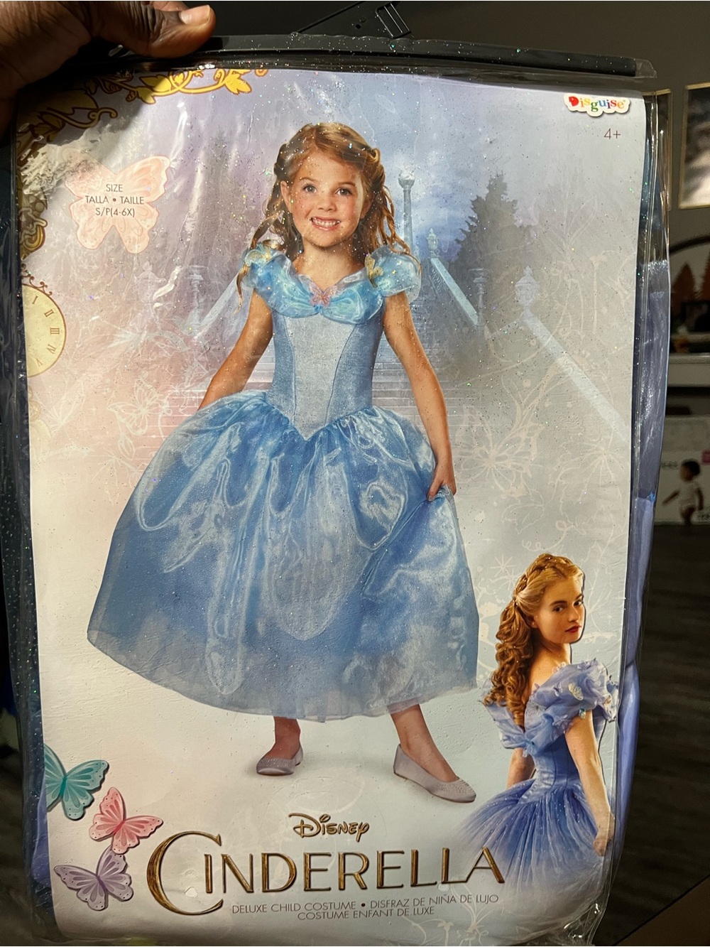 Disguise Cinderella Princess Costume Light Blue